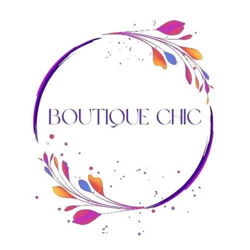 Boutique Chic — watercolor wreath logo